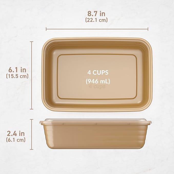 Bentgo 20-Piece Lightweight, Reusable BPA-Free 1-Compartment Containers - Image 7