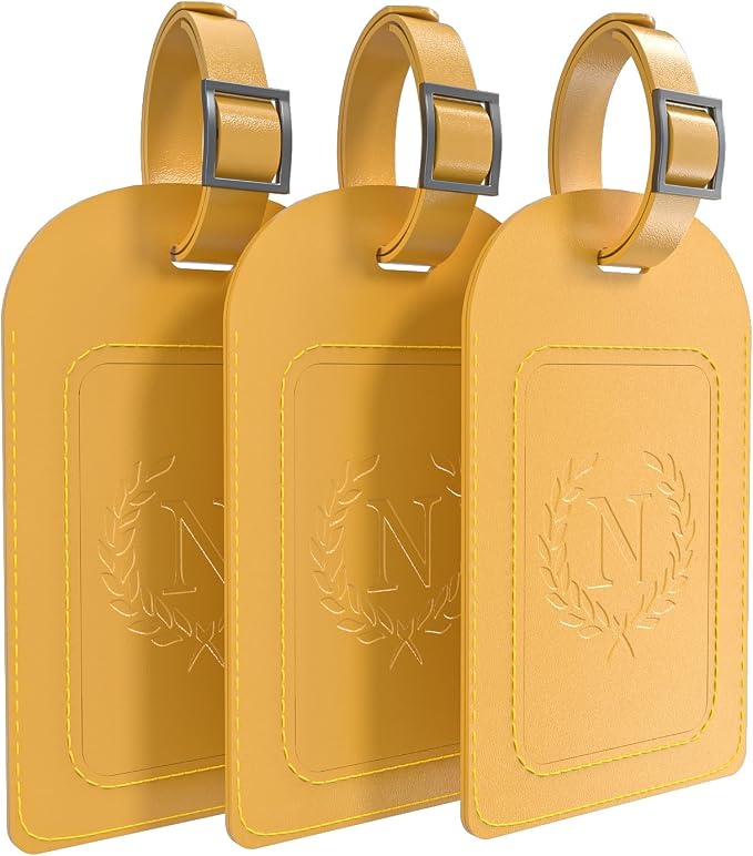 FESAS 3 Pack A-Z Alphabet Luggage Tags by Unknown