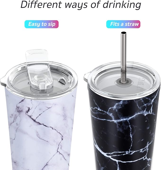 THILY Stainless Steel Vacuum Insulated Tumbler 26 oz Triple-Insulated Travel Mug - Image 2