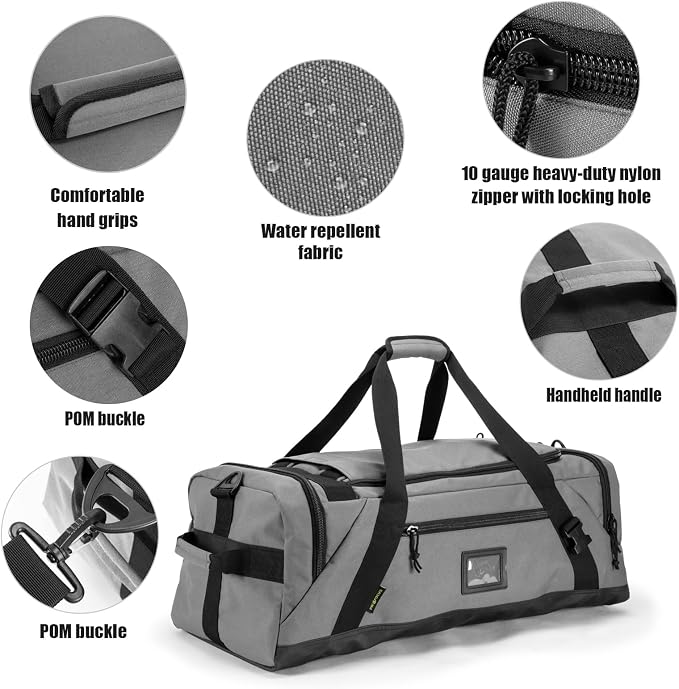 90L Large Duffle Bag, Gym Bags For Men Weekend Bag For Women Travel Backpack - Image 5