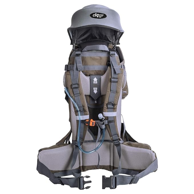 ClevrPlus Urban Explorer Child Carrier Hiking Baby Backpack, Olive Green - Image 5