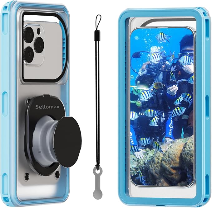 Waterproof Phone Pouch 7.5'', IPX8 Waterproof Floating Phone Case/Bag by Unknown