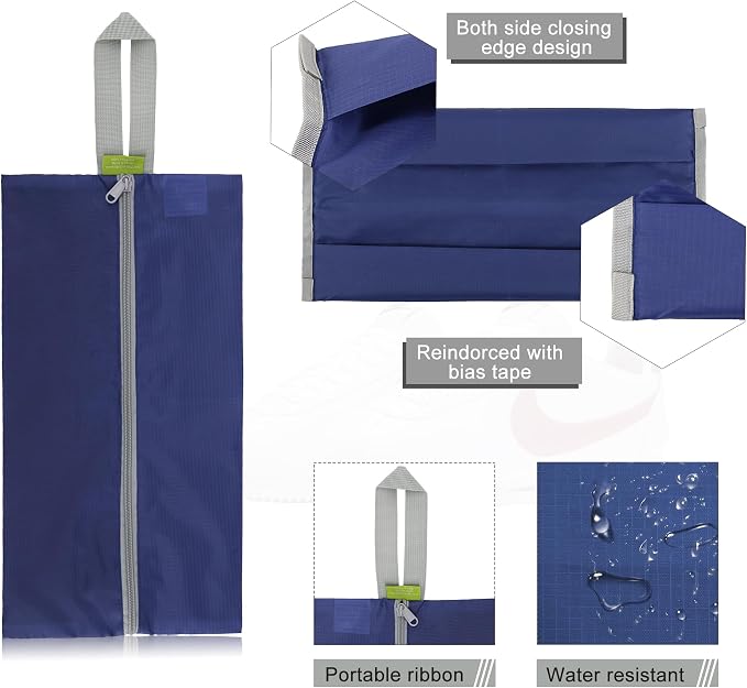 BeeGreen Black Navy Shoe Organizer Set - Image 3