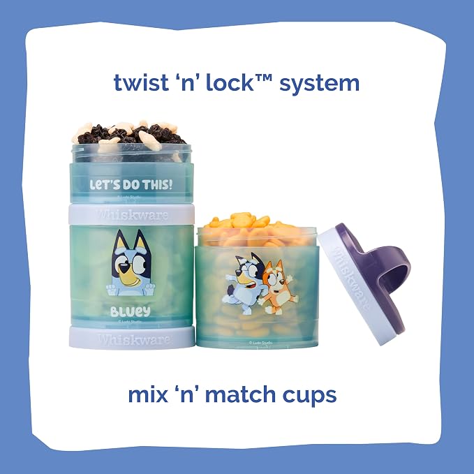 Whiskware Bluey Stackable Snack Containers - Image 3