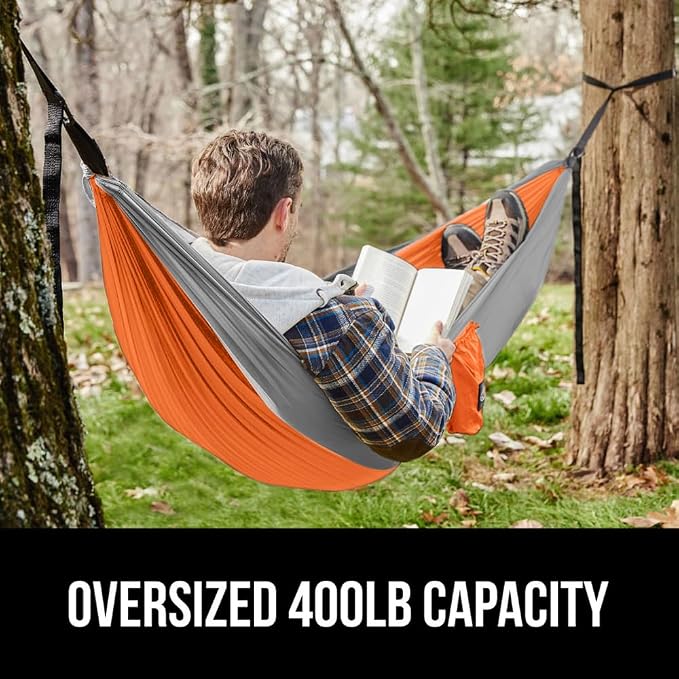 GORILLA GRIP Durable Portable Camping Hammock, Holds 400lbs - Image 3