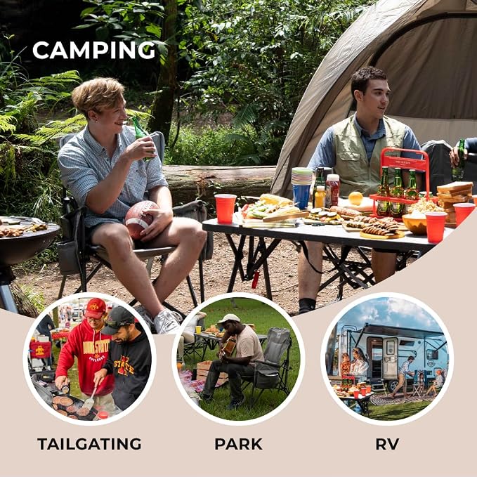 Heavy Duty Portable Folding Camping Chair - Image 6