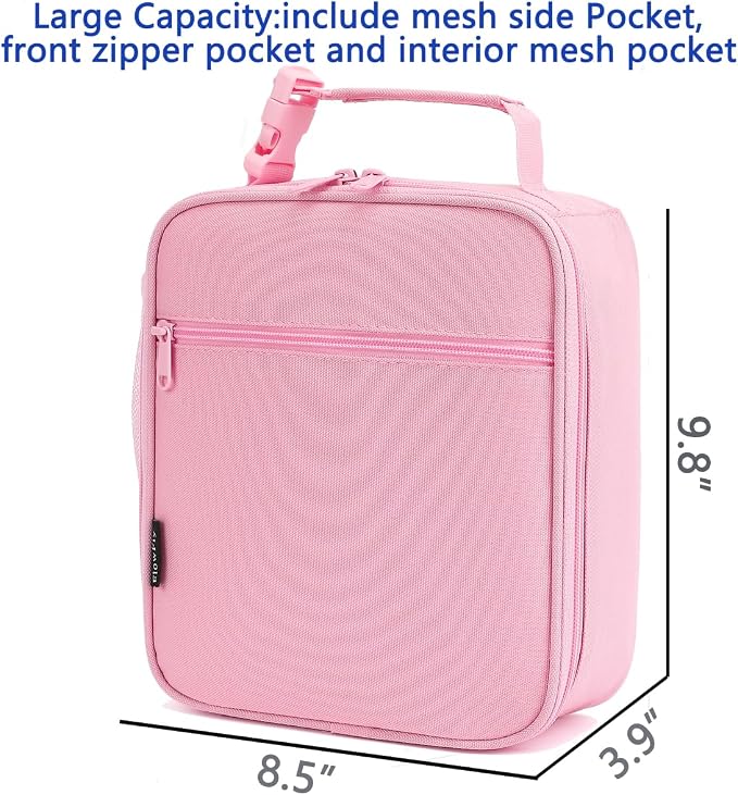 FlowFly Kids Lunch box Insulated Soft Bag Mini Cooler Back to School Thermal - Image 3