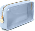 Clear Makeup Bag Zipper Pouch, Transparent Cosmetic Case Organizer, TSA by Embla