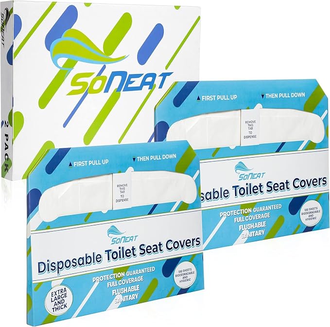 Disposable Toilet Seat Cover by SoNeat