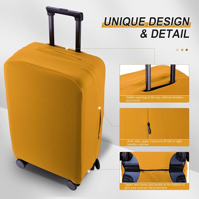 Travel Luggage Cover Suitcase Protector Scratch-Resistant Fit 19-31 Inch - Image 3