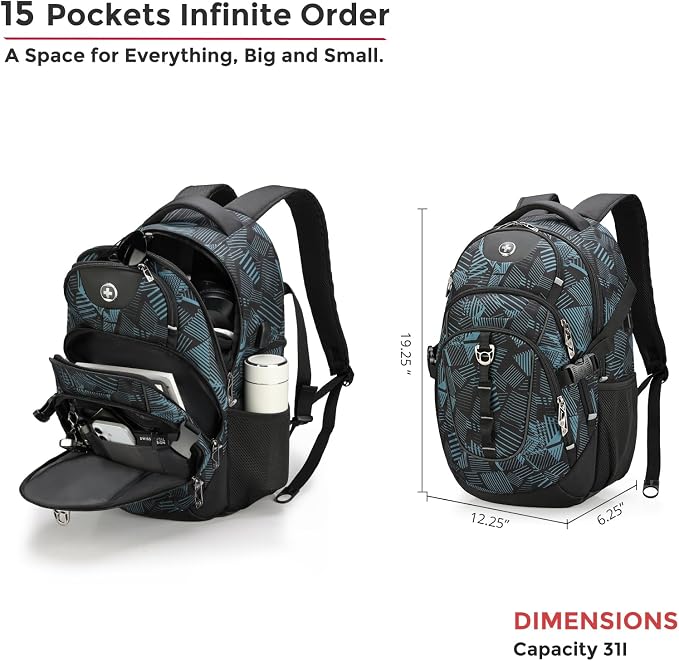 Swissdigital Laptop Backpack - Image 5