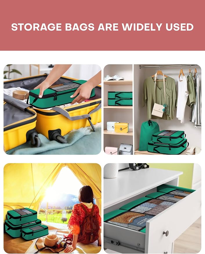 6 PCS Set Compression Packing Cubes - Image 7