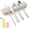 Boulder Bee | Travel Utensils Set | Reusable Camping Cutlery Set | Stainless by BoulderBee
