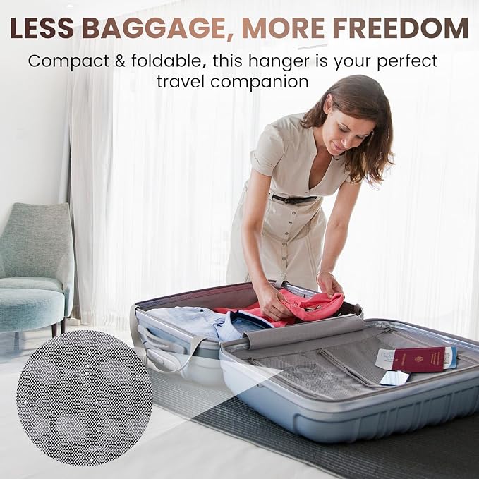 20 Pack Foldable Travel Hangers - Image 7