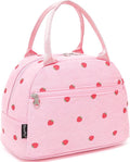 FlowFly Insulated Lunch Bag for Women – Corduroy Lunch Tote Box, Cute Cooler by FlowFly