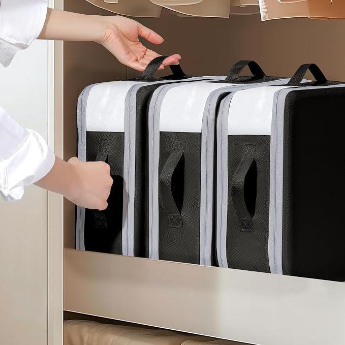 DIMJ Clothes Storage Bag 6 Pack, 19L Compression Storage Bags - Image 5