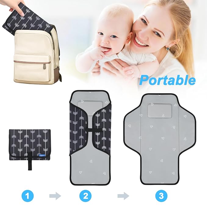 Baby Portable Changing Pad Travel - Image 3