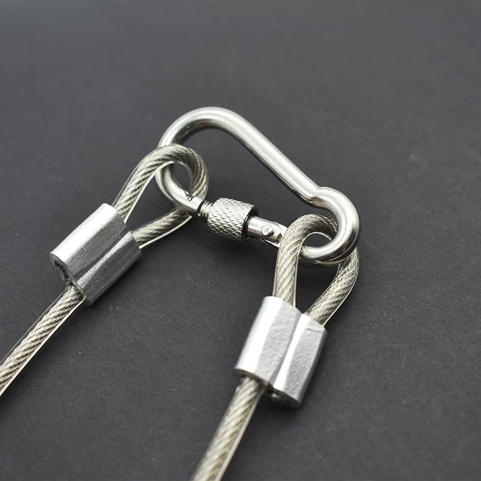 10 Pcs 4mm Wire 12 inch Vinyl Coated Stainless Steel Cable - Image 7