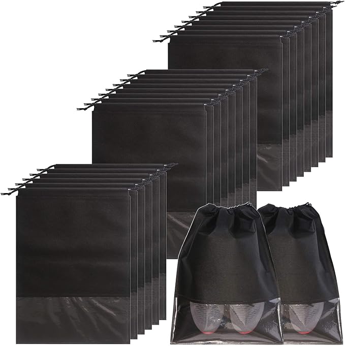 24PCS Travel Shoe Bags Non-Woven by DIOMMELL