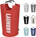 DOKEHOM 90L Large Laundry Basket, Collapsible Laundry Bag, Freestanding Tall by DOKEHOM