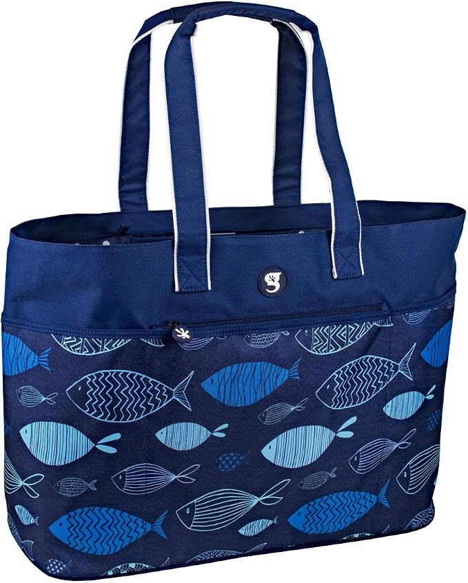geckobrands Oversized Beach Tote – Large and Stylish Beach Bag by geckobrands