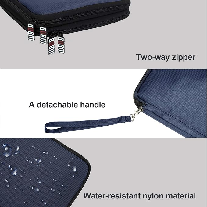 BUBM Double Layer Electronics Organizer, Travel Gadget Bag - Image 6