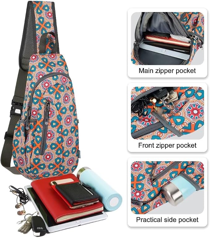 TITECOUGO Small Sling Bag, Lightweight Crossbody Backpack - Image 2