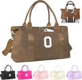 Birthday Graduation Gifts for Daughter, Initial Travel Duffel Bag Sports Gym by izuzta
