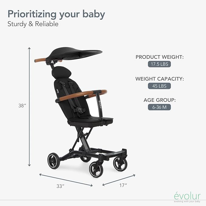 Evolur Cruise Rider Stroller - Image 4