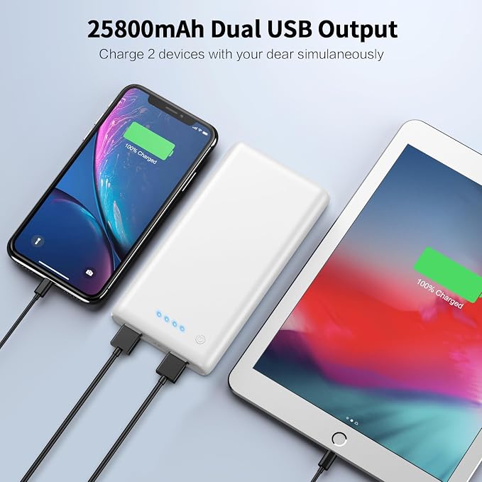Portable Charger Power Bank 25800mAh Huge Capacity External Battery Pack - Image 2