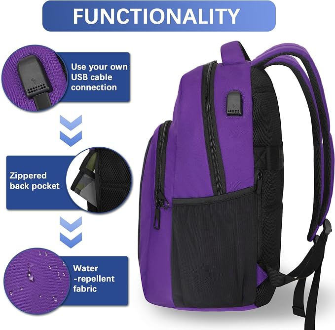 LARIPOP Travel Laptop Backpack, 15.6 Inch Business Laptop backpack - Image 3