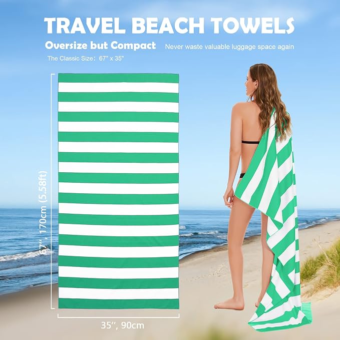 Your Choice Microfiber Quick Dry Sand-Free Beach Towel - Image 7