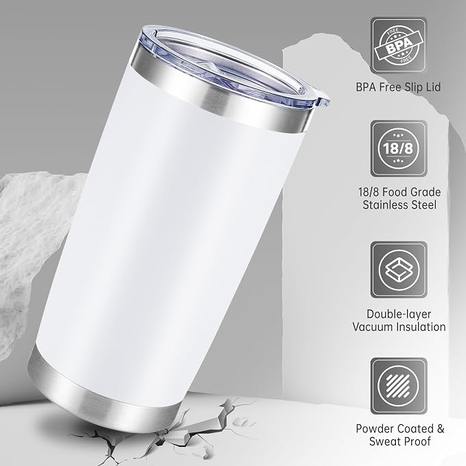 20 oz Tumbler Stainless Steel Tumblers - Image 3