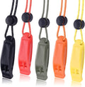 5 Pack Whistles Emergency, Shrill Loud Kayak Safety Whistle by CooBigo