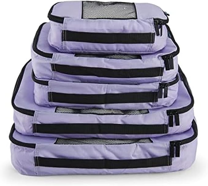 TravelWise Luggage Packing Organization Cubes 5 Pack, 2 Small, 2 Medium by TravelWise