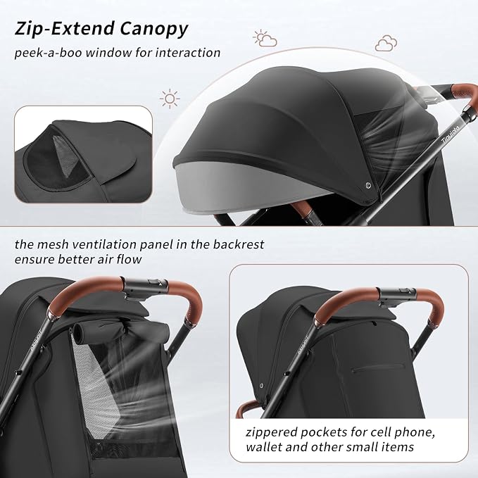 Tinyiota Baby Stroller, Infant Stroller - Image 3