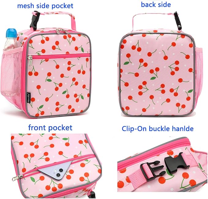 FlowFly Kids Lunch box Insulated Soft Bag Mini Cooler Back to School Thermal - Image 4