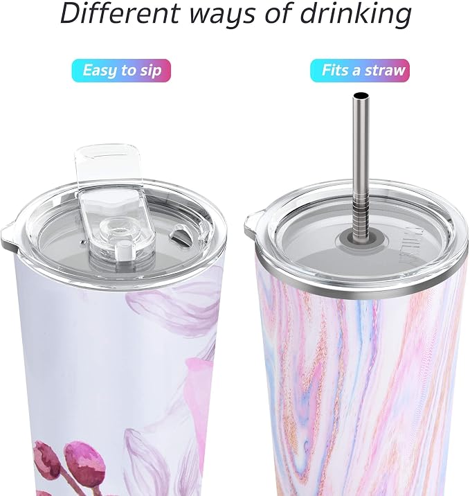 THILY Stainless Steel Vacuum Insulated Tumbler 26 oz Triple-Insulated Travel Mug - Image 2