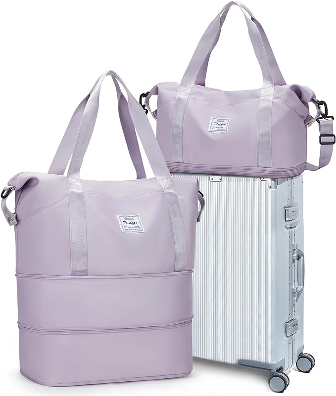 Travel Duffel Bag, Sports Tote Gym Bag, Shoulder Weekender Overnight Bag by WONHOX