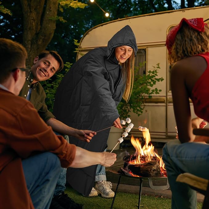 Outdoor Waterproof Blanket, Foldable Fleece Stadium Blanket - Image 2