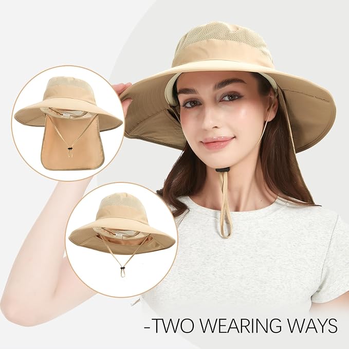 Fishing Hat Breathable Wide Brim Sun Hats - Image 3
