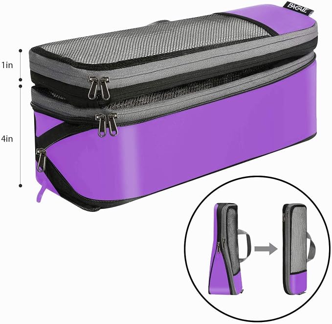 BAGAIL 4 Set/6 Set/8 Set Compression Packing Cubes Travel Accessories - Image 4