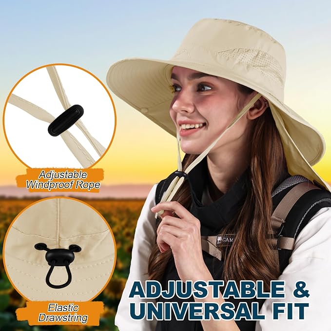 ZOORON Sun Hat for Men Women Fishing Hat - Image 5