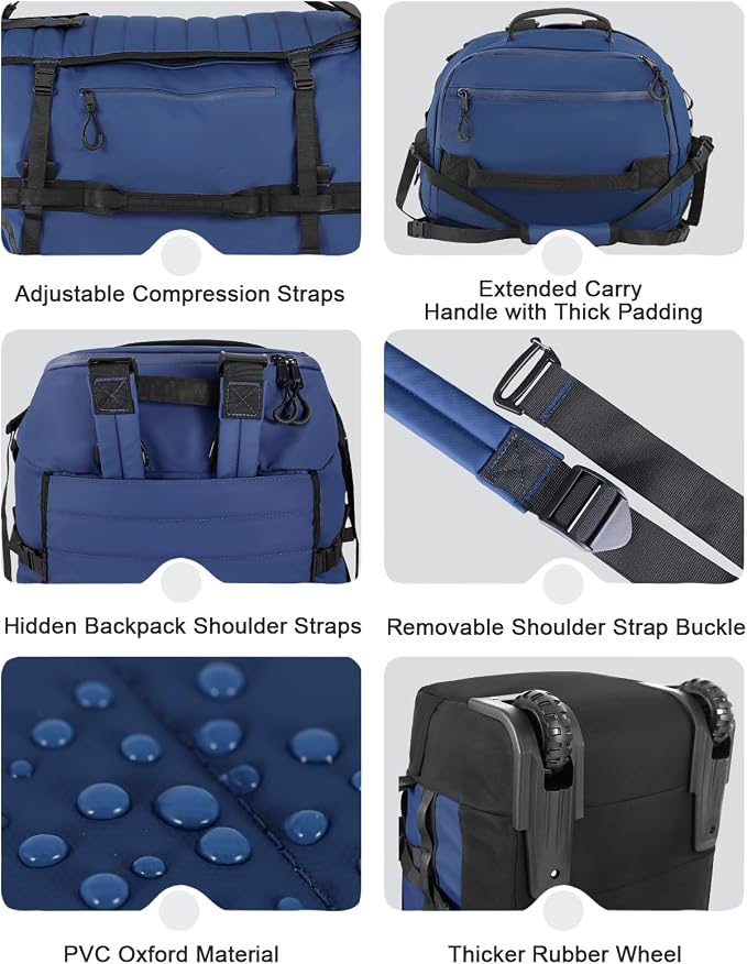 85L 29“ Foldable Rolling Backpack - Image 5