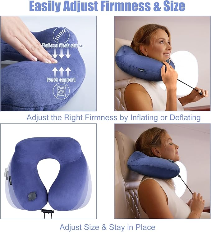 urophylla Inflatable Travel Neck Pillow - Image 5