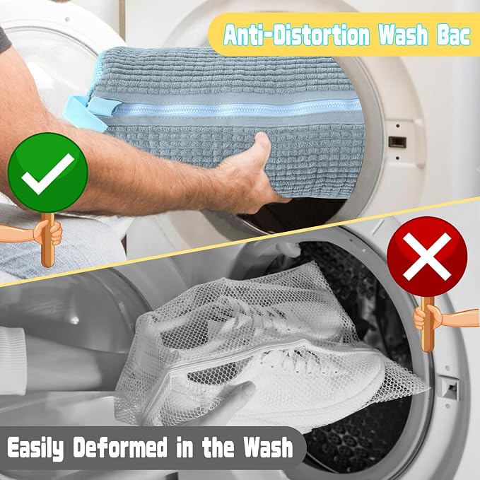 2PCS Shoe Washing Machine Bgs, Laundry Shoe Bags - Image 6