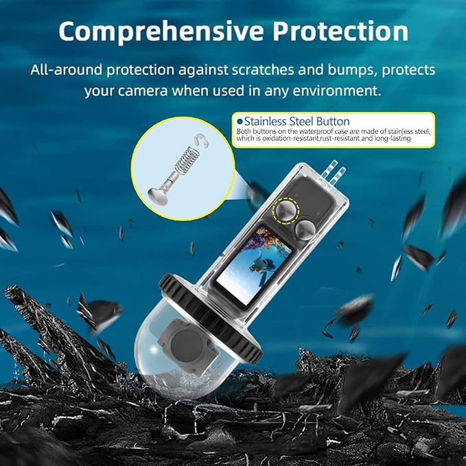 40M Osmo Pocket 3 Underwater Dive Case Housing Protective Housing Shell - Image 4