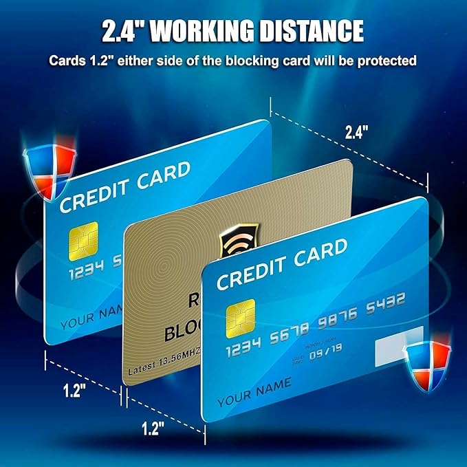 SaiTech IT RFID Cards One Card Protects Entire Wallet Purse - Image 9