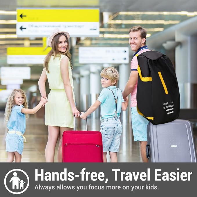 Car Seat Travel Bag Backpack for Air Travel - Image 6