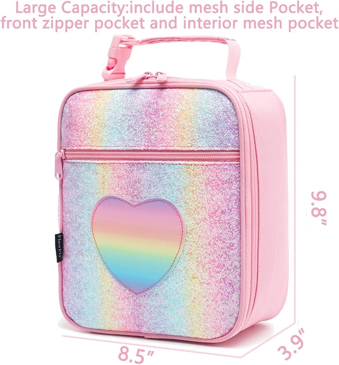 FlowFly Kids Lunch box Insulated Soft Bag Mini Cooler Back to School Thermal - Image 3